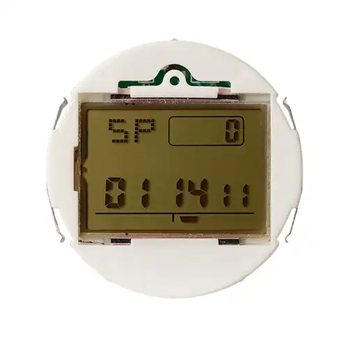 Elektroniczny mechanizm zegarka z czystym wyświetlaczem LCD