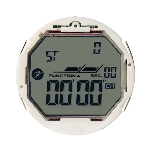 Elektroniczny mechanizm zegarka emitujący światło LCD Pure Display El